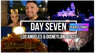 Our First Time In Disneyland | Halloween Screams Fireworks | Los Angeles & Disneyland 2022