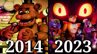 Evolution of Five Nights at Freddy's Games 2014-2023