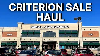 Criterion Barnes and Noble SALE Haul | November 2022