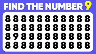 Find the ODD Number and Letter | Find the ODD One Out | Emoji Quiz | Easy, Medium, Hard, Impossible