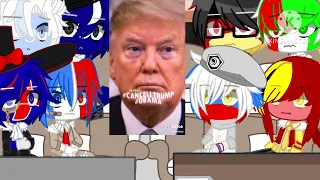 Countryhumans react to america (complete video)