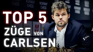 Die TOP 5 besten Züge von MAGNUS CARLSEN