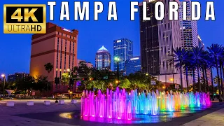 This is what Tampa Florida looks like at Night 4k UHD