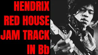 Red House Blues Jam Track in Bb | Jimi Hendrix Style Guitar Backing Track