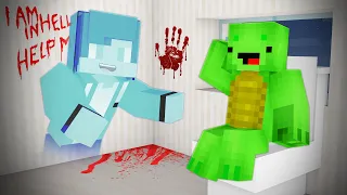 How JJ has Dead and Became GHOST and Prank MIKEY in Minecraft Challeng Maizen Mizen JJ and Mikey