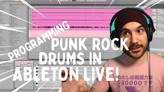 PUNK ROCK midi DRUMS in ABLETON LIVE! How to program MIDI DRUMS for PUNK ROCK.