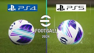 eFootball 2024 -PS4 vs PS5 | Graphics Comparison | PES MAGIC