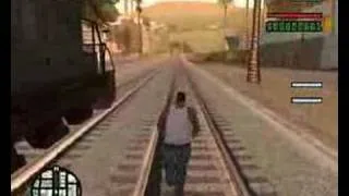 Can GTA Cj Run Faster Than A Train?