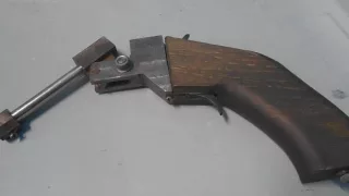 Самодельный пистолет под мелкашку (22)Homemade gun under the melkashki (22)