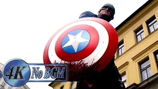 John Walker Kills a Flag-Smasher with The Shield Scene [No BGM] | The Falcon and the Winter Soldier