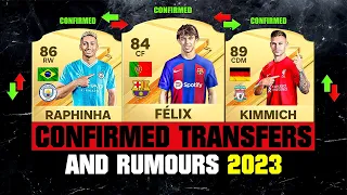 FIFA 23 | NEW CONFIRMED TRANSFERS & RUMOURS! ✅🔥 ft. Kimmich, Felix, Raphinha… etc