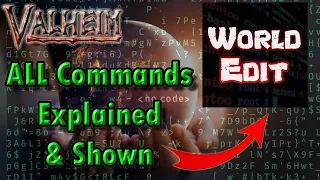 Valheim 2023:  An ULTIMATE Mod Guide to the World Edit Commands // Make Your Dream World NOW!