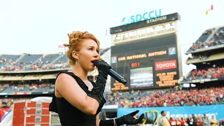 Haley Reinhart’s National Anthem performance at San Diego County Credit Union Holiday Bowl