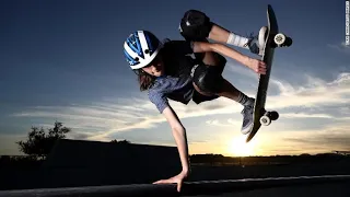 Minna Stess: 14-year-old skateboarding prodigy chases Olympic dream