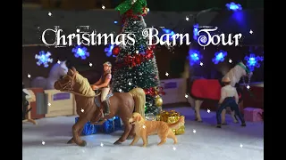 Schleich Christmas Barn Tour 2019 - Silver Star Stables
