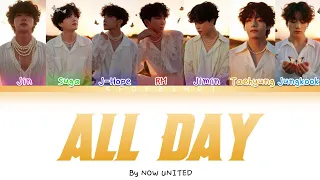 How would BTS (방탄소년단) sing "All Day" by Now United (COLOR CODED)