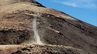 Eerie sounding dust devil at 12,400ft on Jones Pass