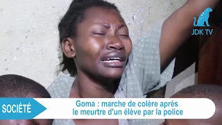 Manifestation à Goma après le meurtre d'un élève par la police