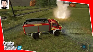 #LS22  Milchbauer Erlengrat#80 Feuerwehreinsatz #Landwirtschafts Simulator2022 #MZ80 mov