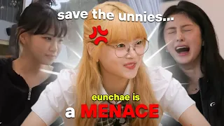 eunchae is a MENACE maknae