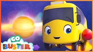 Buster Space Race | Go Buster - Bus cartoons & Kids stories | ABCs and 123s
