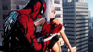 Black Cat Triggers New Spider Man 2 Symbiote Advanced Transformation In Spider Man Mod