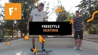 Ο Christos Seferlis δείχνει Freestyle Skating στον KarpouzisFetas! | The F* Academy by Fanta