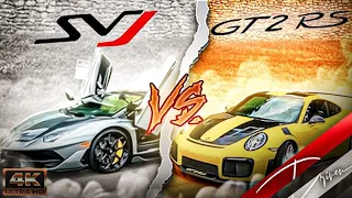 Lamborghini SVJ vs Porsche GT2RS Head to Head - One of My Favorites Videos Yet