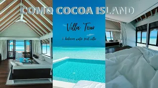 LUXURY ROOM TOUR | ONE BEDROOM WATER POOL VILLA | COMO COCOA ISLAND, MALDIVES