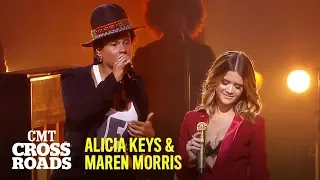 Alicia Keys & Maren Morris Perform ‘Girl on Fire’ | CMT Crossroads