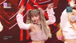 LISA'S PERFORMANCE OF "LALISA" ON SBS INKIGAYO TWIXTOR CLIPS.(4k and 60fps)