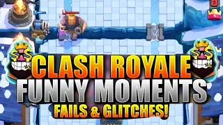 Funny Moments & Glitches & Fails | Clash Royale Montage