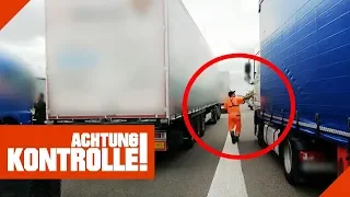 KEINE Rettungsgasse gebildet! Heftiger Motorradunfall auf Autobahn | Achtung Kontrolle | Kabel Eins