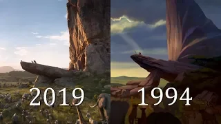 THE LION KING (1994 vs 2019) "Circle Of Life" Official Clip Comparison SHOT BY SHOT HD