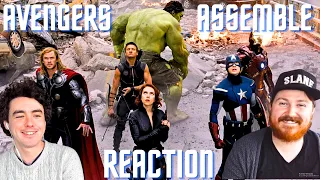 Avengers Assemble Reaction! Josh's first time watching the MCU!