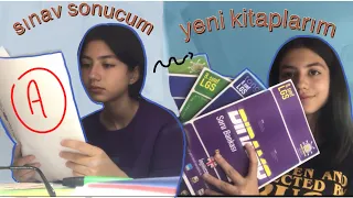 seviye belirleme sınavı olduk🥲// haftalık lgs ders çalışma günlüğüm🧞‍♀️// yeni kitaplarım📕 + okul