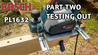 Bosch planer pl1632 part two assembly and testing
