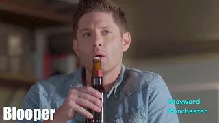 Jensen Ackles Drinking Beer Fail | Supernatural Season 15 GAG REEL VS Actual Scenes