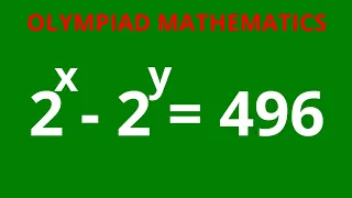 A Beautiful Math Olympiad Problem | X=?, Y=?