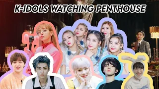 k-pop idols clowning penthouse drama 😈🔪 (nct, blackpink, the boyz, itzy, and more)