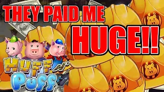 NONSTOP GOLD MANSIONS! ✰ Winning Big Money on Max Bet Huff N Puff!