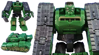 Marvel Hulk Transformers Crossovers - Hulk Robot Transforms To Tank - Collectible