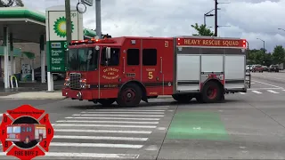 Detroit Fire Department Squad 5 Responding PRIORITY 1 MEDICAL (FEMALE SICK)