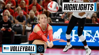 Ohio State at Iowa | Highlights | Big Ten Volleyball | Sept. 23, 2022