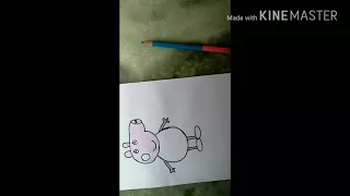 How to draw George pig! ☺️😍