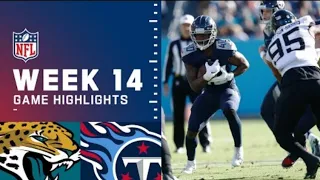 Jacksonville jaguars vs Tennessee Titans week 14 highlights