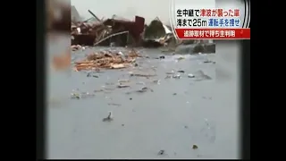 Tsunami in Rikuzentakata city (Rare Video)