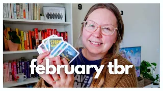 FEBRUARY TBR 2024 | playing my tbr card game to pick what to read