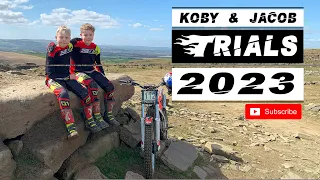 Motorbike Trials with Koby & Jacob Smith - 2023 - British Championships - Garden Practice & more..