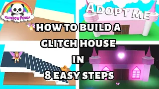 How to build your own house in adopt me 🏠🏗- glitch building in 8 easy steps